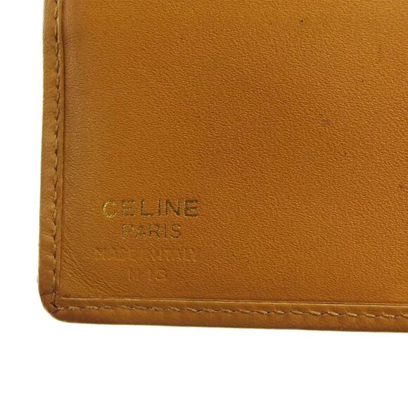 CELINE wallet macadam beige PVC ?~ leather Authentic used - Picture 9 of 9